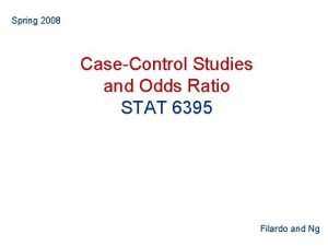 Nested case control study