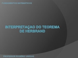 Teorema de herbrand