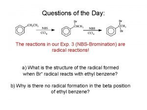 Ethylbenzene + nbs