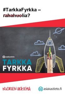 Tarkka Fyrkka Ohjaajan opas rahahuolia Typajan runko Typajan