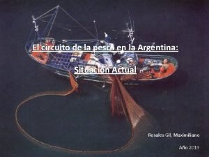 Circuito productivo de la pesca argentina