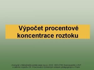 Koncentrace kyseliny octové v octu