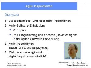 Agile softwareentwicklung vs wasserfallmodell