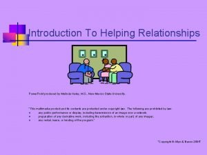 Helping relationship ppt