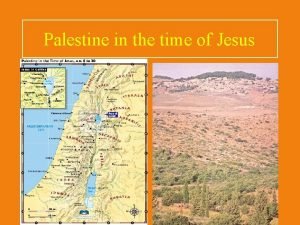 Palestine in the time of Jesus Housing A