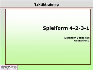 4 2 3 1 defensivverhalten