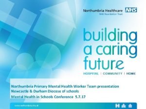 Primary mental health northumberland