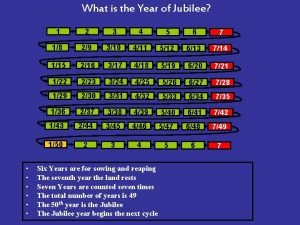 Jubilee years