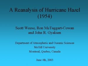 Hurricane hazel track Hurricane hazel track