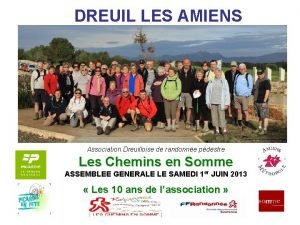 DREUIL LES AMIENS Association Dreuilloise de randonne pdestre