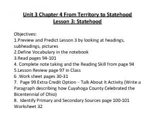 History of three states chapter 4