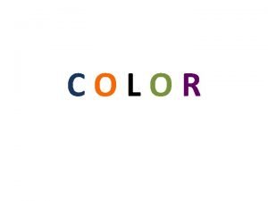 Quadratic colour scheme