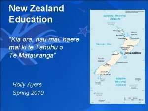 Kia ora education