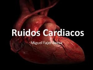 Focos cardiacos de auscultacion