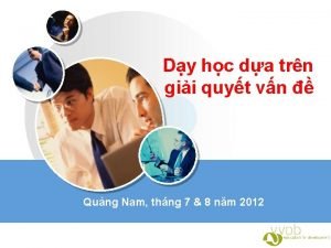 Dy hc da trn gii quyt vn Qung