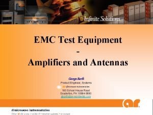 Twt amplifiers for emc testing
