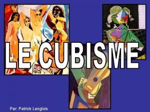 Le cubisme cézannien