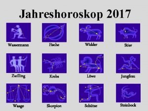 Liebeshoroskop 2017 wassermann
