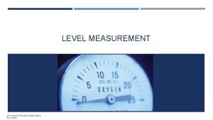 Hook type level measurement