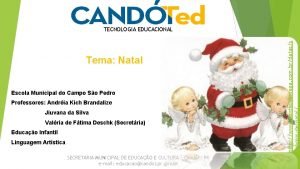 Tema Natal Escola Municipal do Campo So Pedro