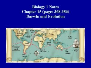 Biology 1 Notes Chapter 15 pages 368 386