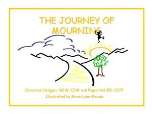 THE JOURNEY OF MOURNING Christine Hodgson MSW CSW