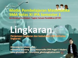 Media Pembelajaran Matematika SMA Kelas XI IPA Semester