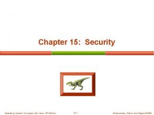 Chapter 15 Security Operating System Concepts with Java