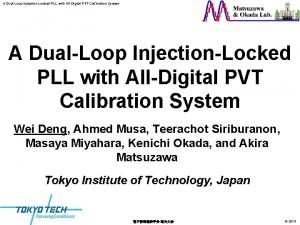 Injection locked pll