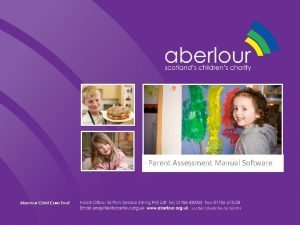 Pams parenting assessment manual