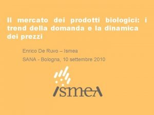 Il mercato dei prodotti biologici i trend della