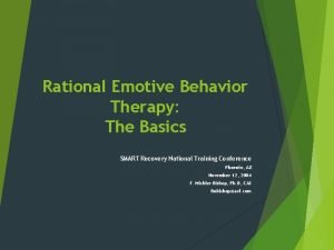 Rebt smart recovery