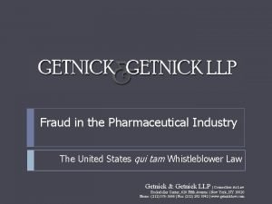 Fraud in pharmaceutical industry