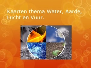 Thema aarde, water, vuur en lucht Thema aarde, water, vuur en lucht