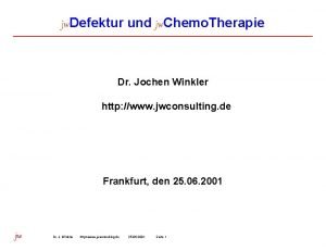 Dr. winkler Dr. winkler