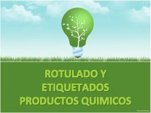 Productos quimicos rotulados