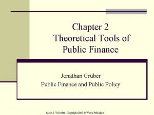 Empirical tools of public finance