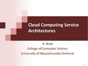 Cloud computing amherst