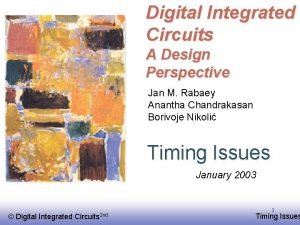 Digital Integrated Circuits A Design Perspective Jan M