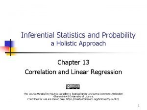 Inferential Statistics and Probability a Holistic Approach Chapter