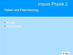 Impuls physik 2