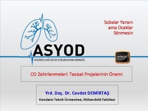 Sobalar Yansn ama Ocaklar Snmesin CO Zehirlenmeleri Tesisat