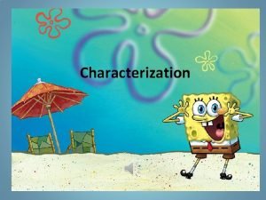 Characterization of a character