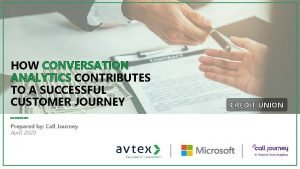 Customer conversation analytics