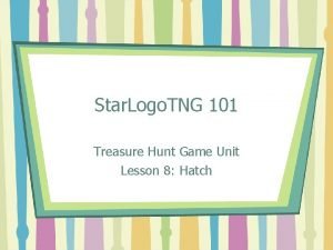 Star Logo TNG 101 Treasure Hunt Game Unit