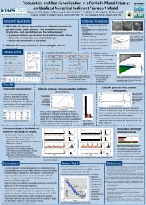 Flocculation and Bed Consolidation in a PartiallyMixed Estuary