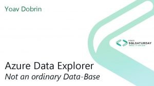 Azure data explorer web ui
