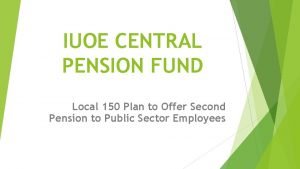 Local 150 pension