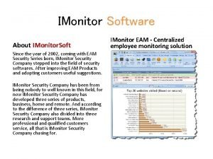 Imonitor soft