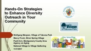 HandsOn Strategies to Enhance Diversity Outreach in Your